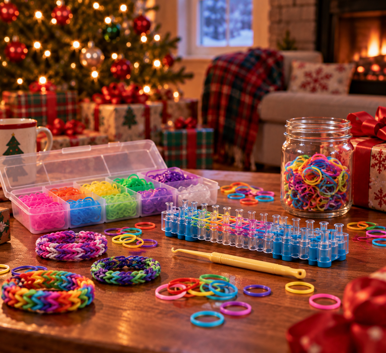 Rainbow Loom illustration