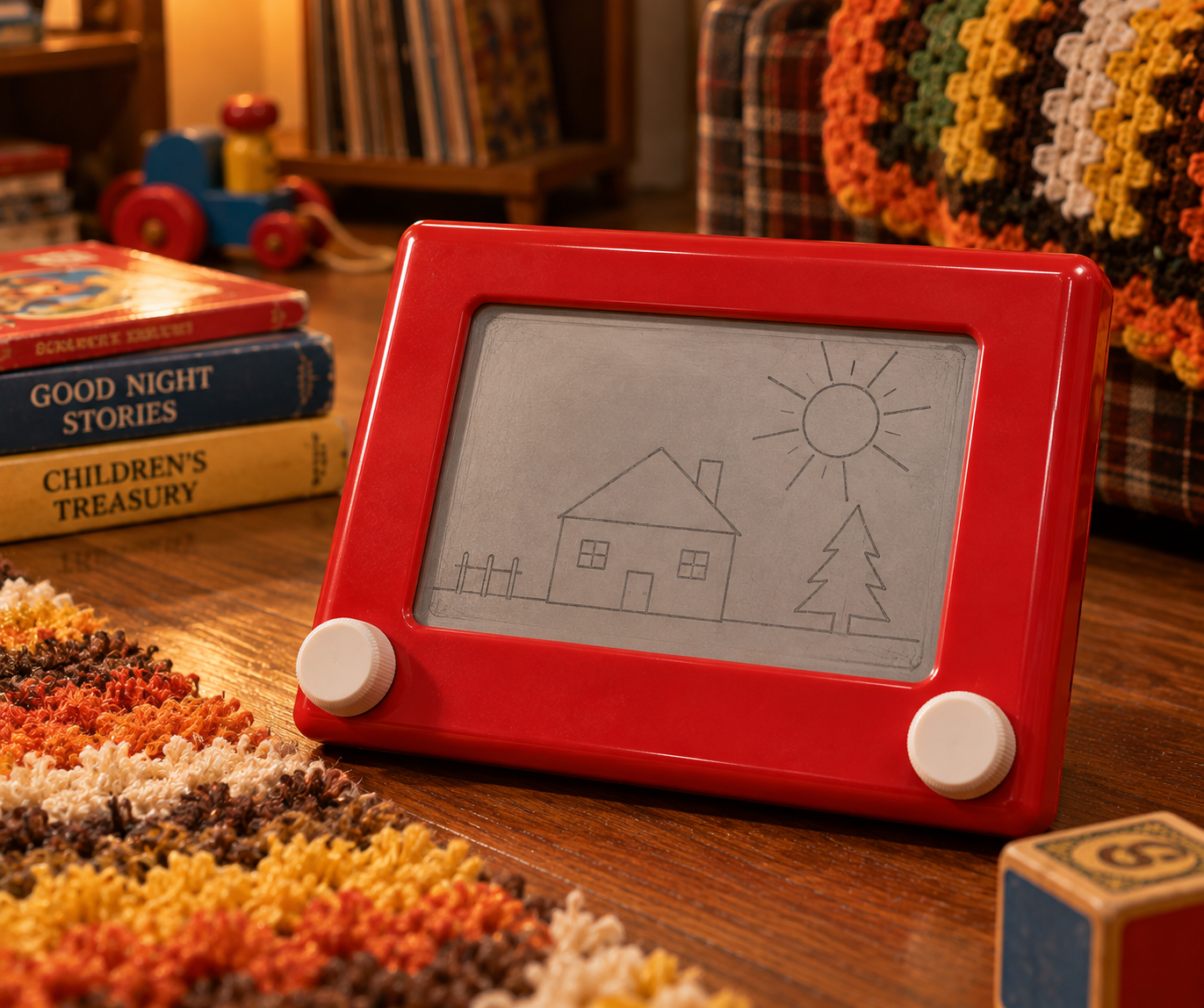 Etch A Sketch illustration