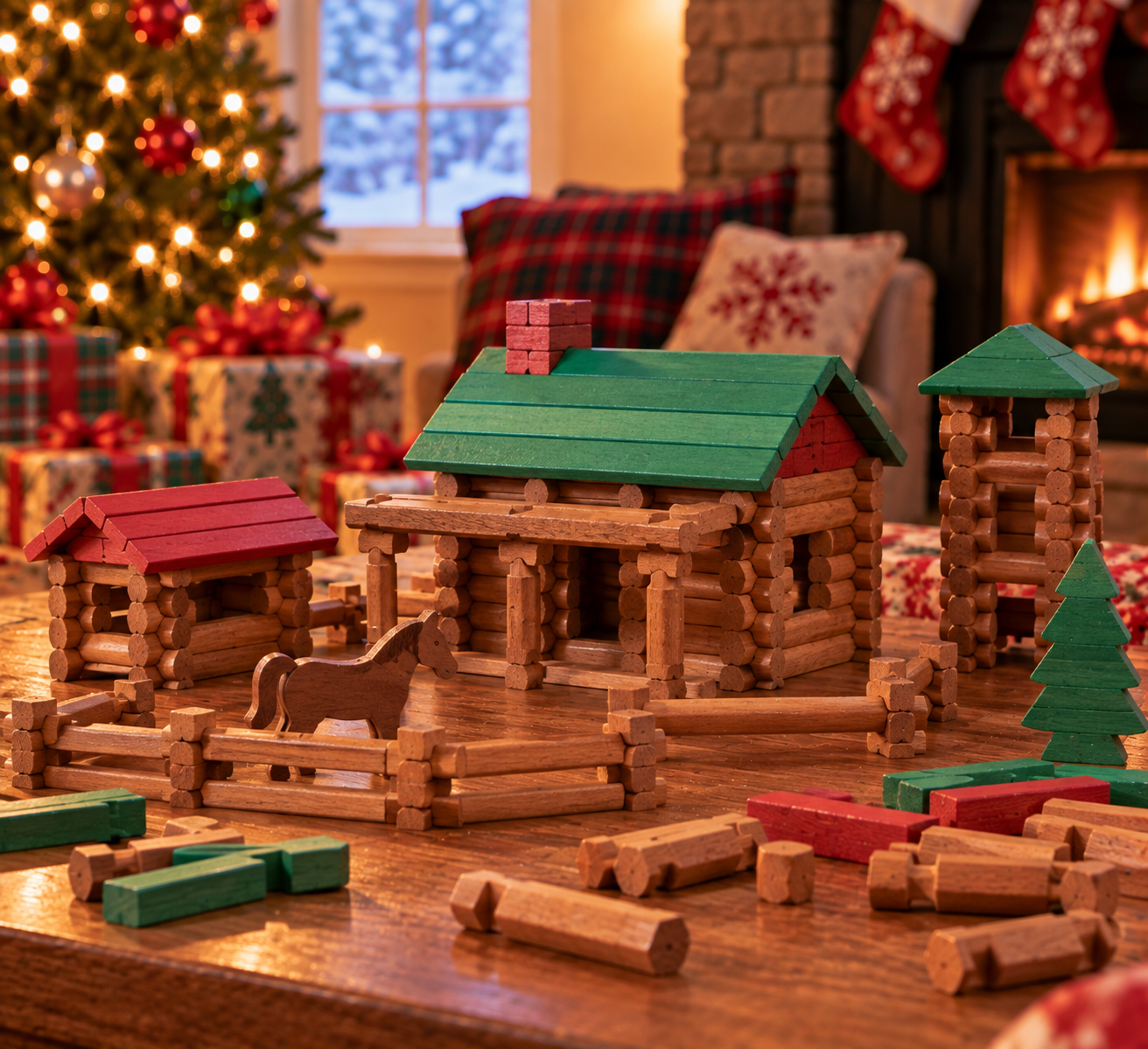 Lincoln Logs illustration