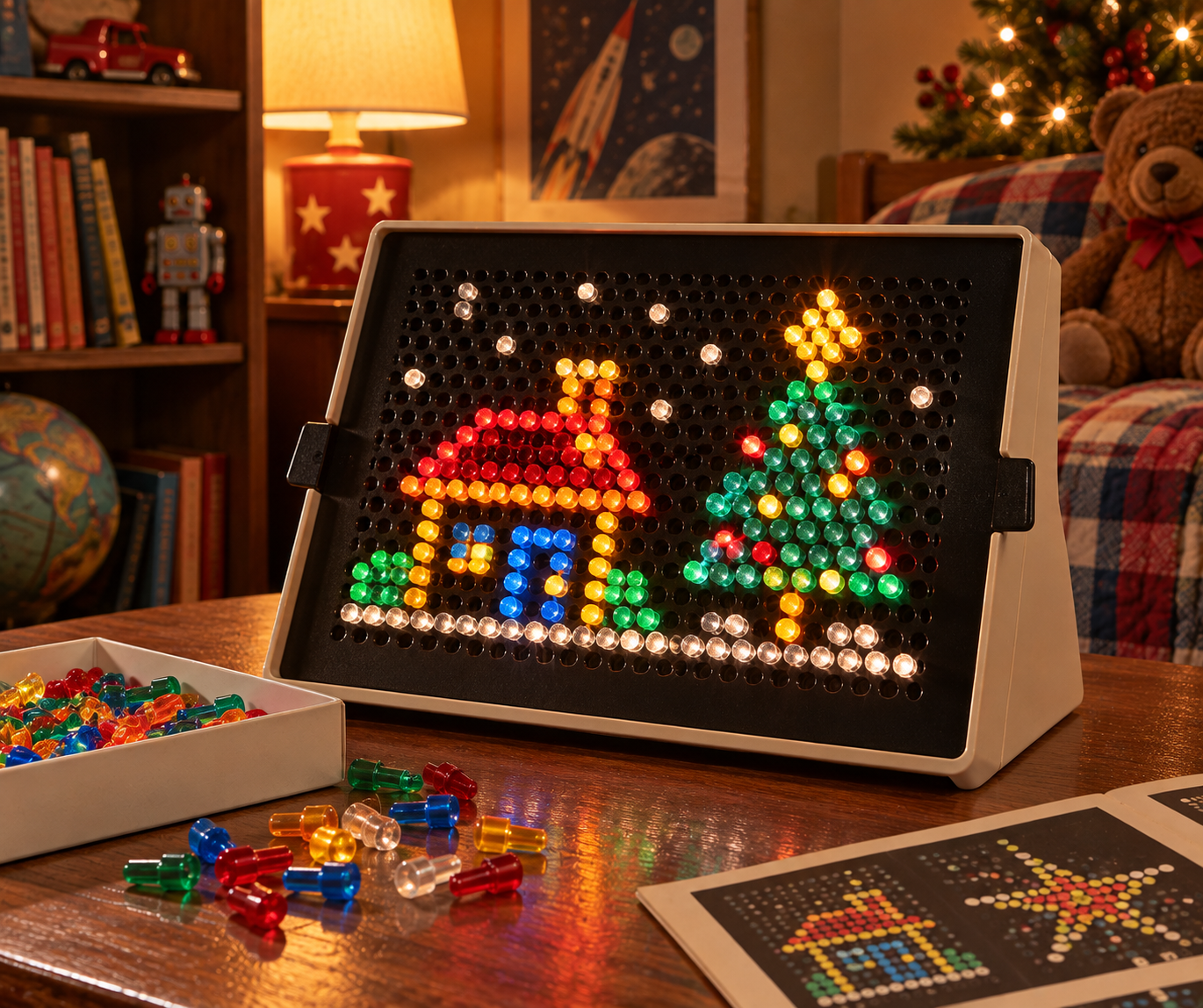Lite-Brite illustration